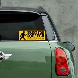 Brake for Sasquatch Bumper Sticker